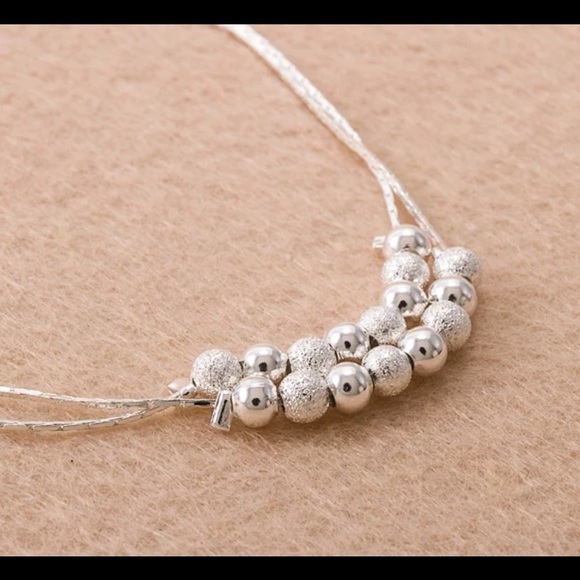 925 stamped sterling silver Anklet NWTS - Picture 2 of 3